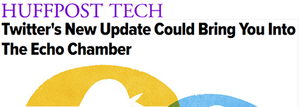 Huffington Post Coverage on Twitter Update